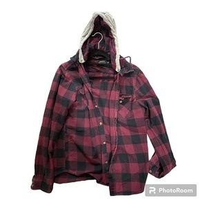 Hooded flannel